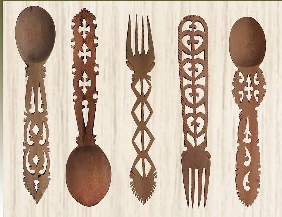 The government-run Lepakshi Handicrafts stock these beautiful cutlery
